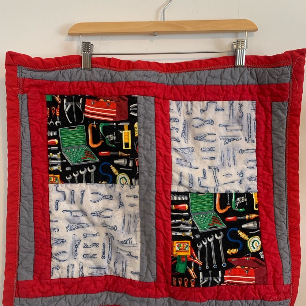 Hand Sewn Boys Themed Pillow Case-Flannel